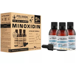 Лосьйон Minoxidil Folixidil Eco  5% (3 флакони)